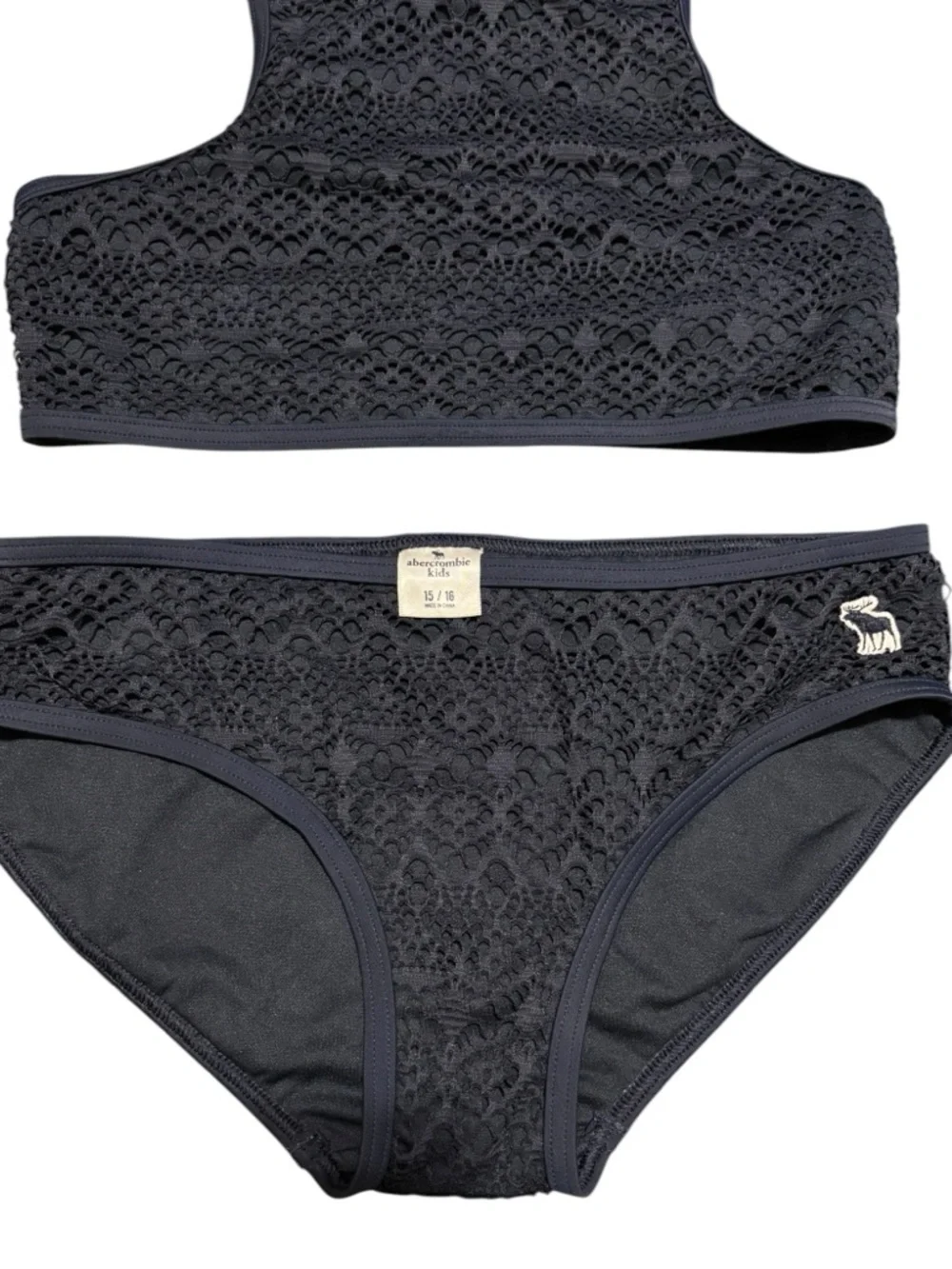 abercrombie kids Blue  Lace Two-Piece Swim Bikini